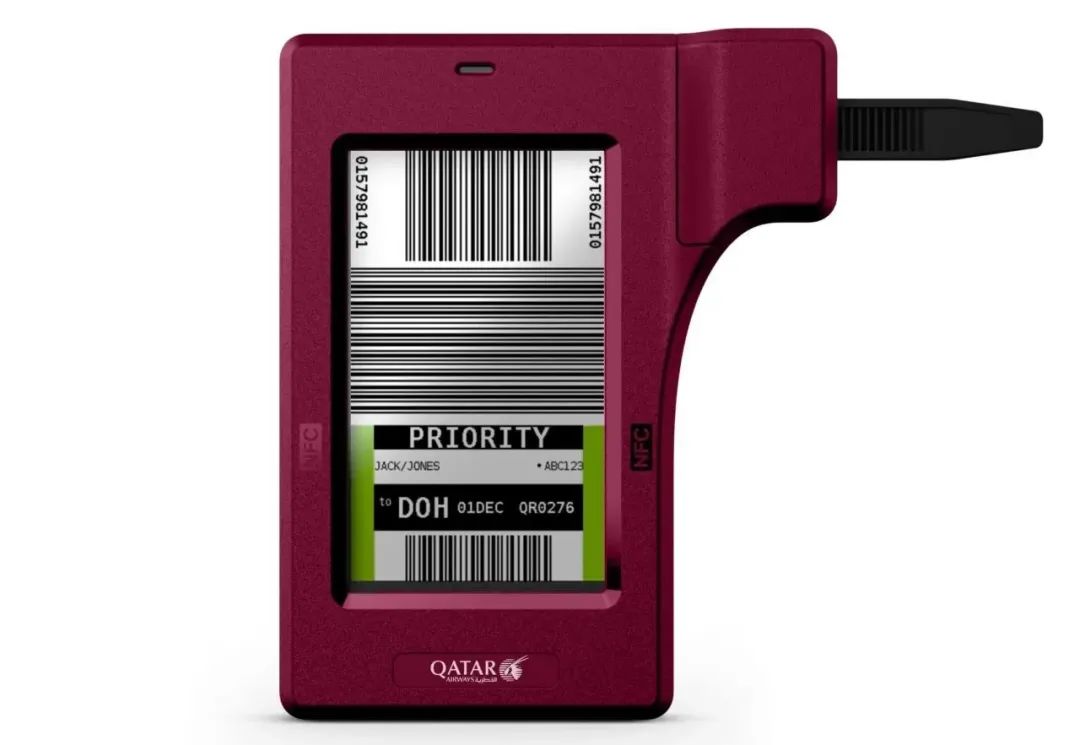BagTag电子纸标签多技术合一：BLE、NFC、UHF RFID为行李提供全方位追踪